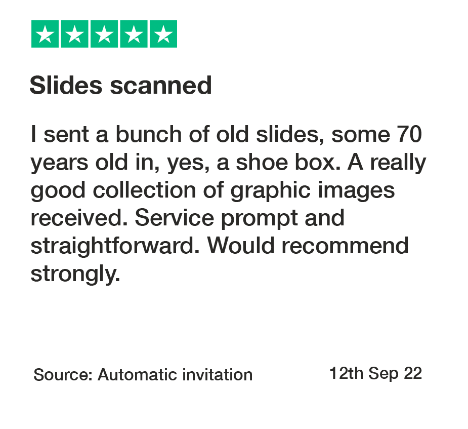 Home of the UK's most trusted photo scanning service